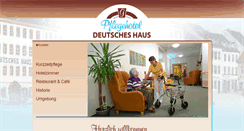 Desktop Screenshot of pflegehotel-glauchau.de